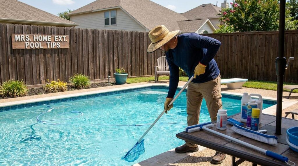 backyard pool maintenance mrshomext